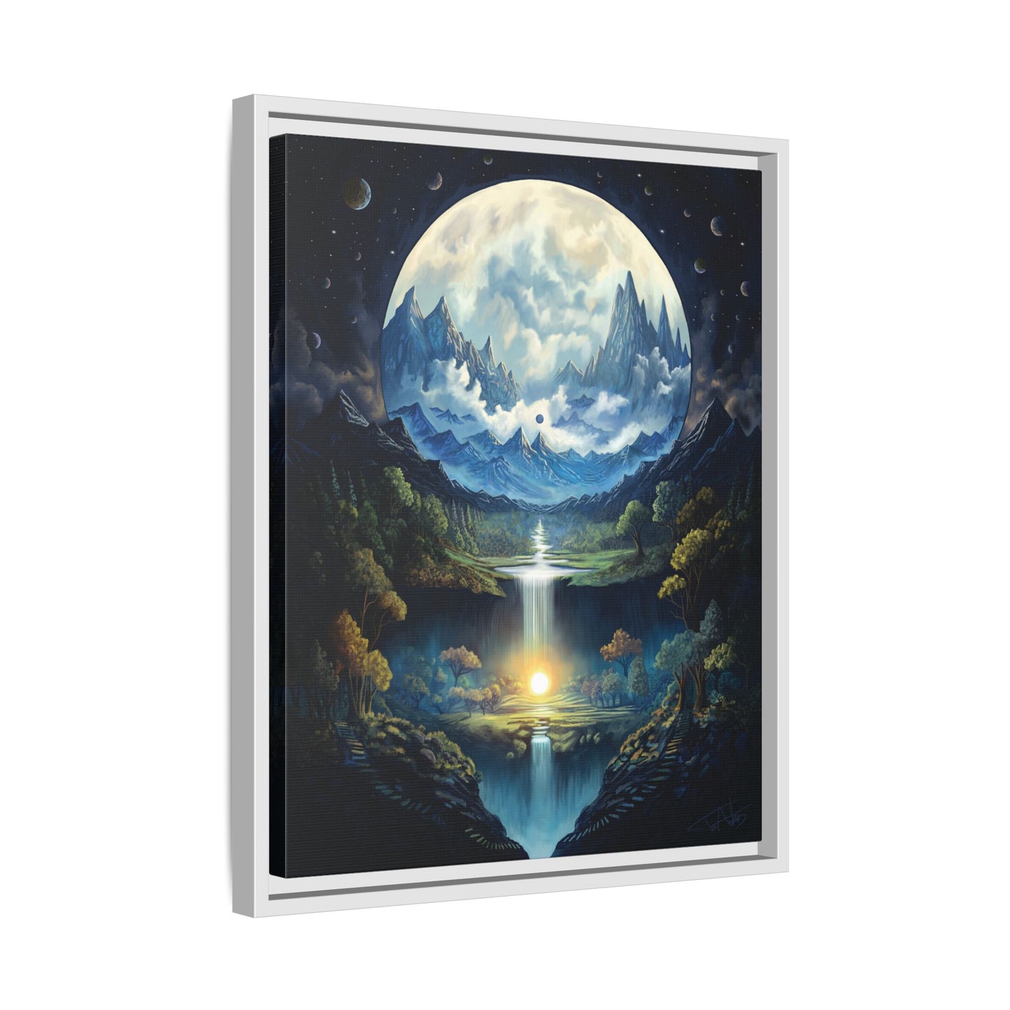 "First Light" Framed canvas