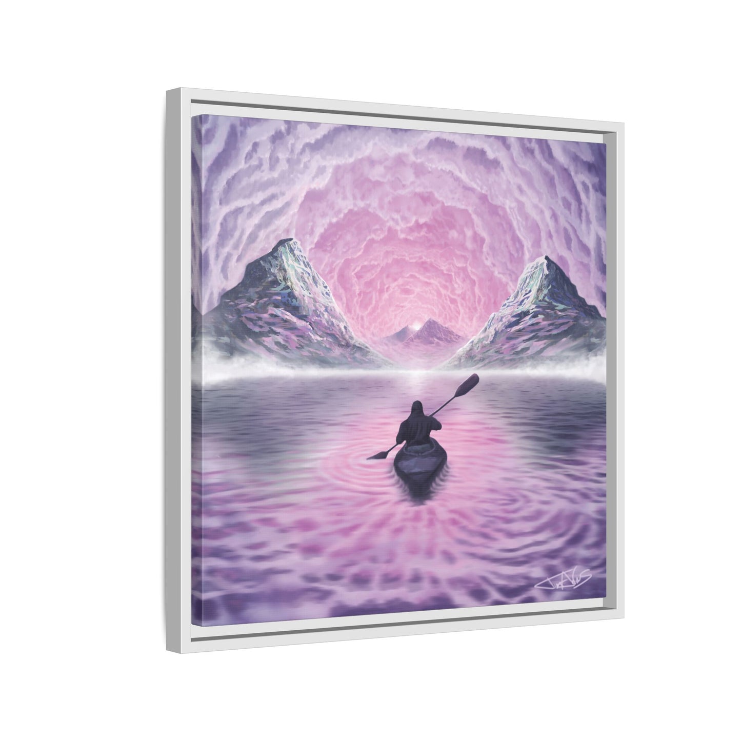 "Still Afloat" Framed canvas print