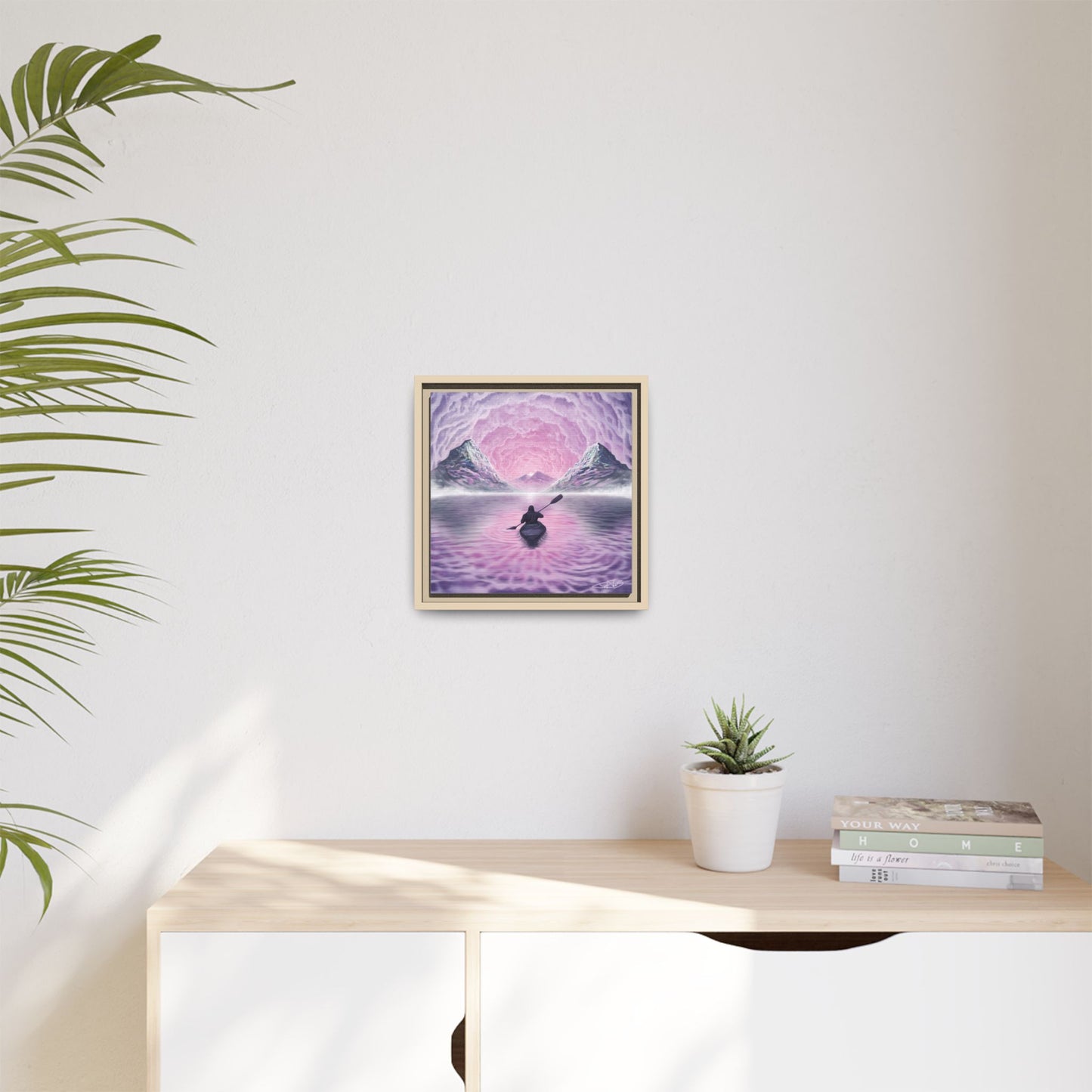 "Still Afloat" Framed canvas print
