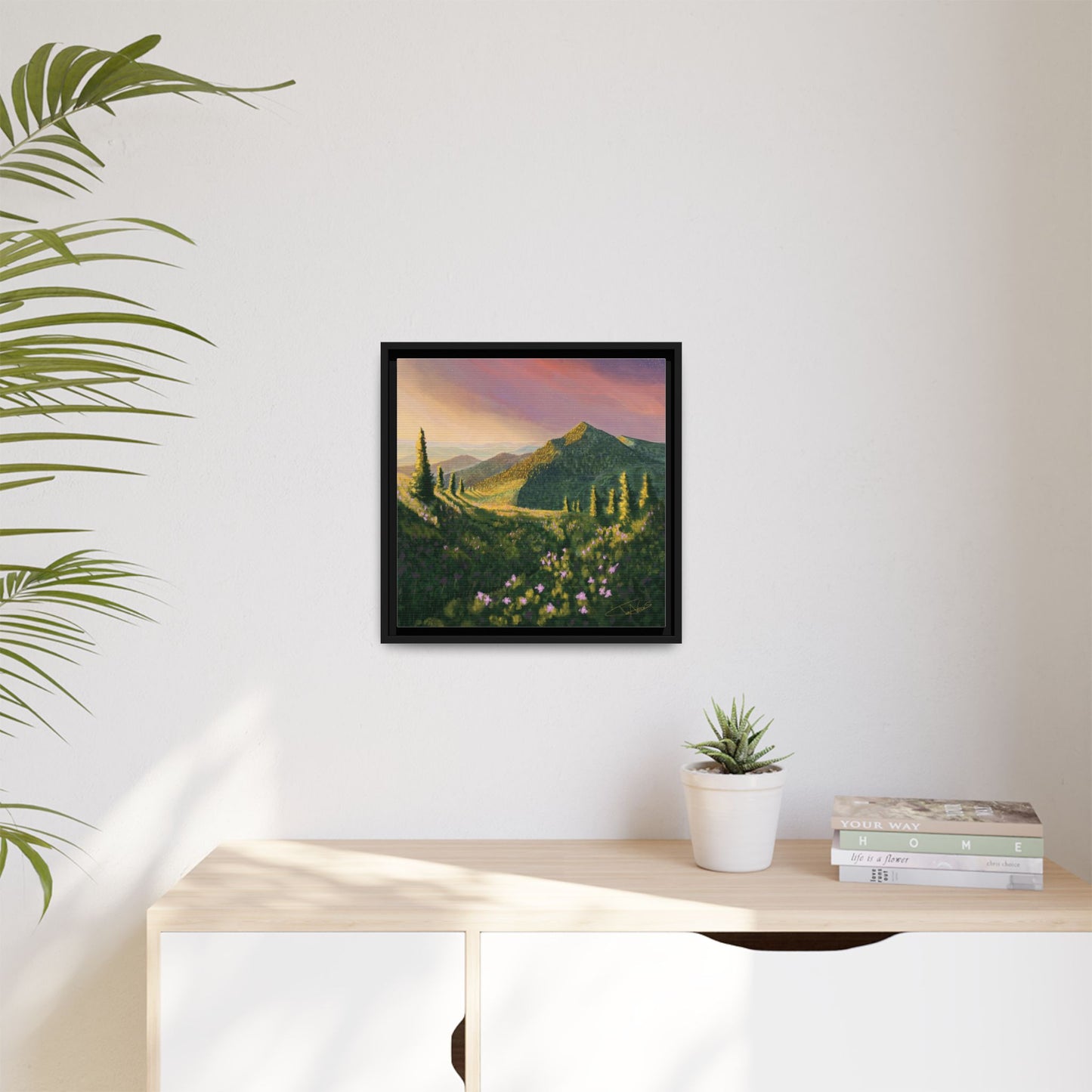 "Path of Light" Framed canvas