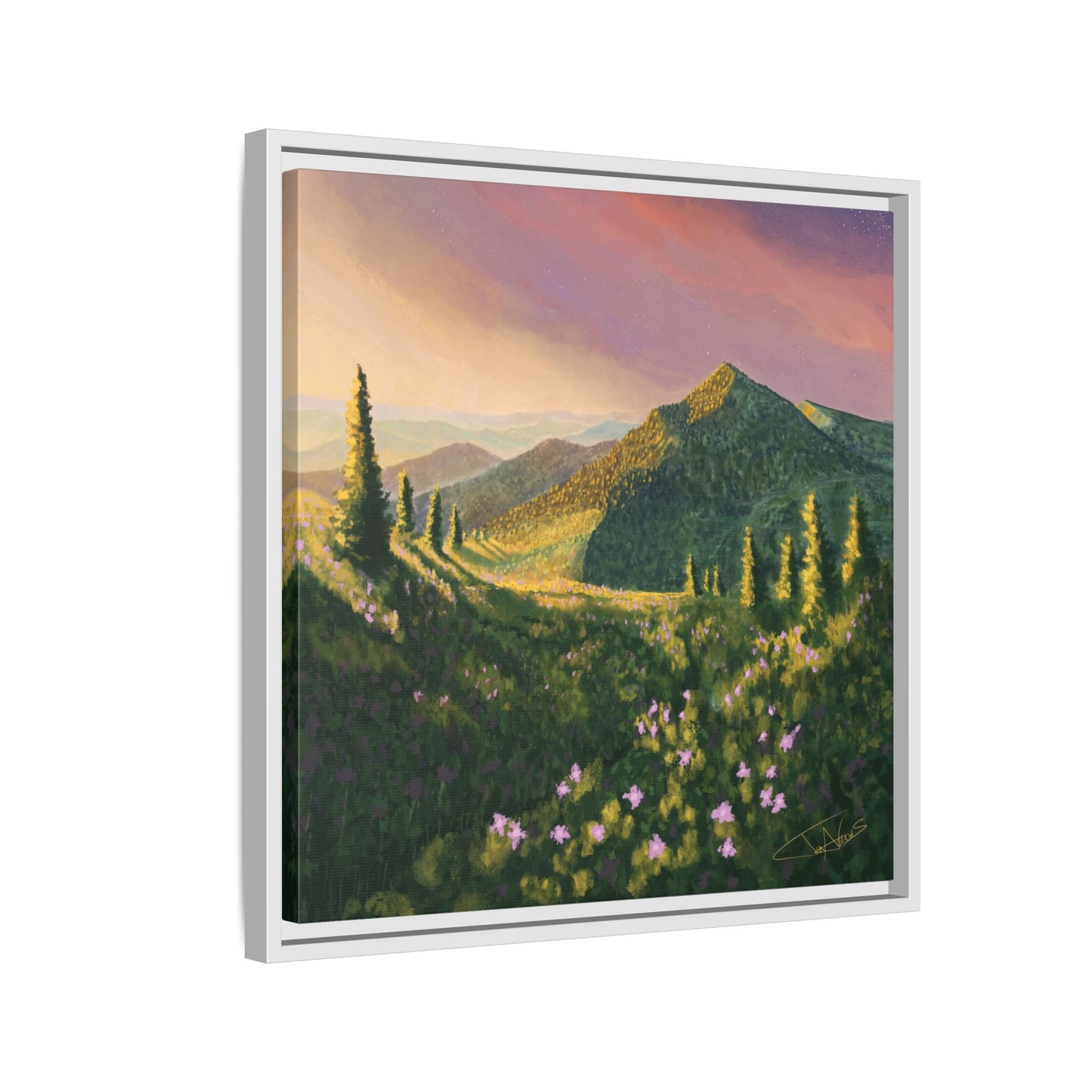 "Path of Light" Framed canvas