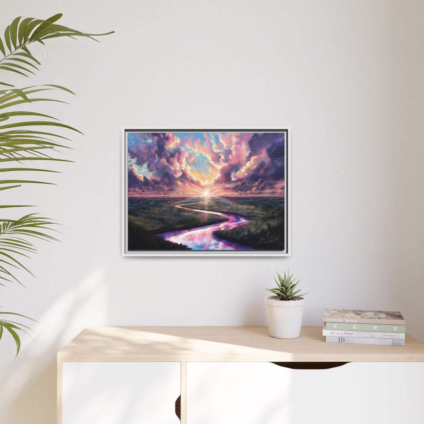 "New Horizon" Framed canvas