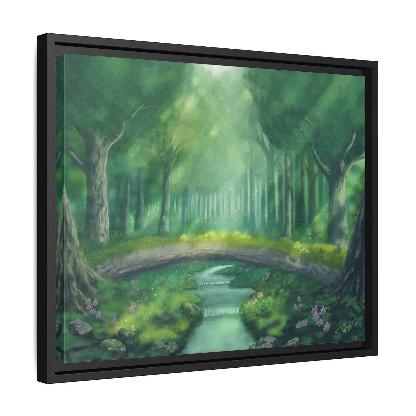 "Lost Woods" Framed canvas