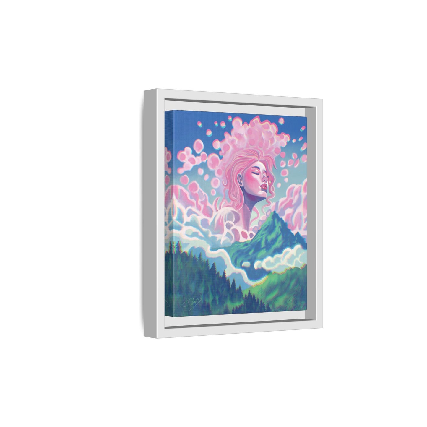 "Dawn" Framed canvas