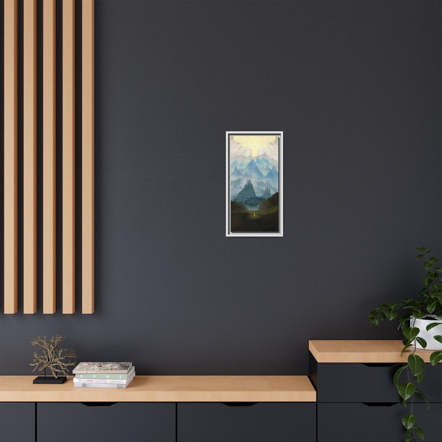 "Lands Between" Framed canvas