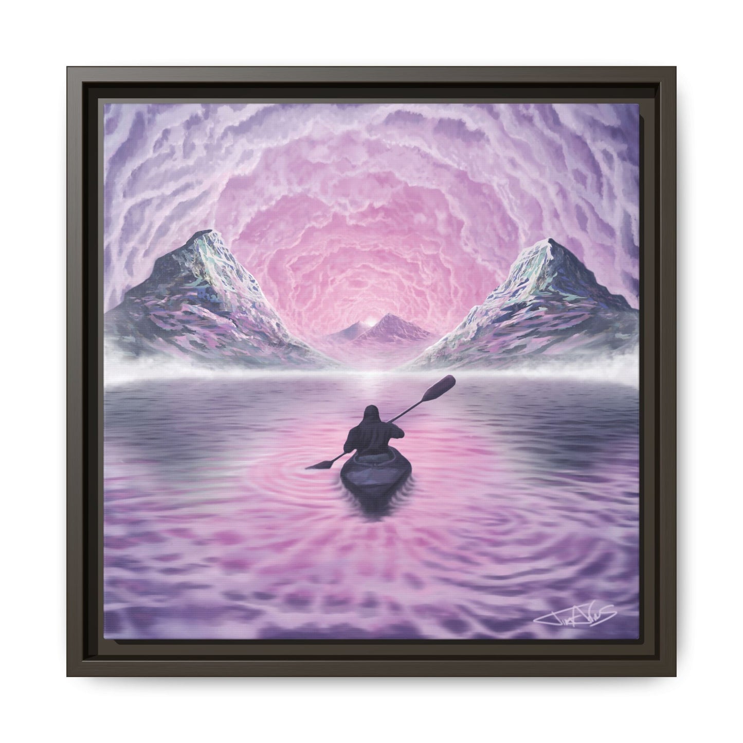 "Still Afloat" Framed canvas print