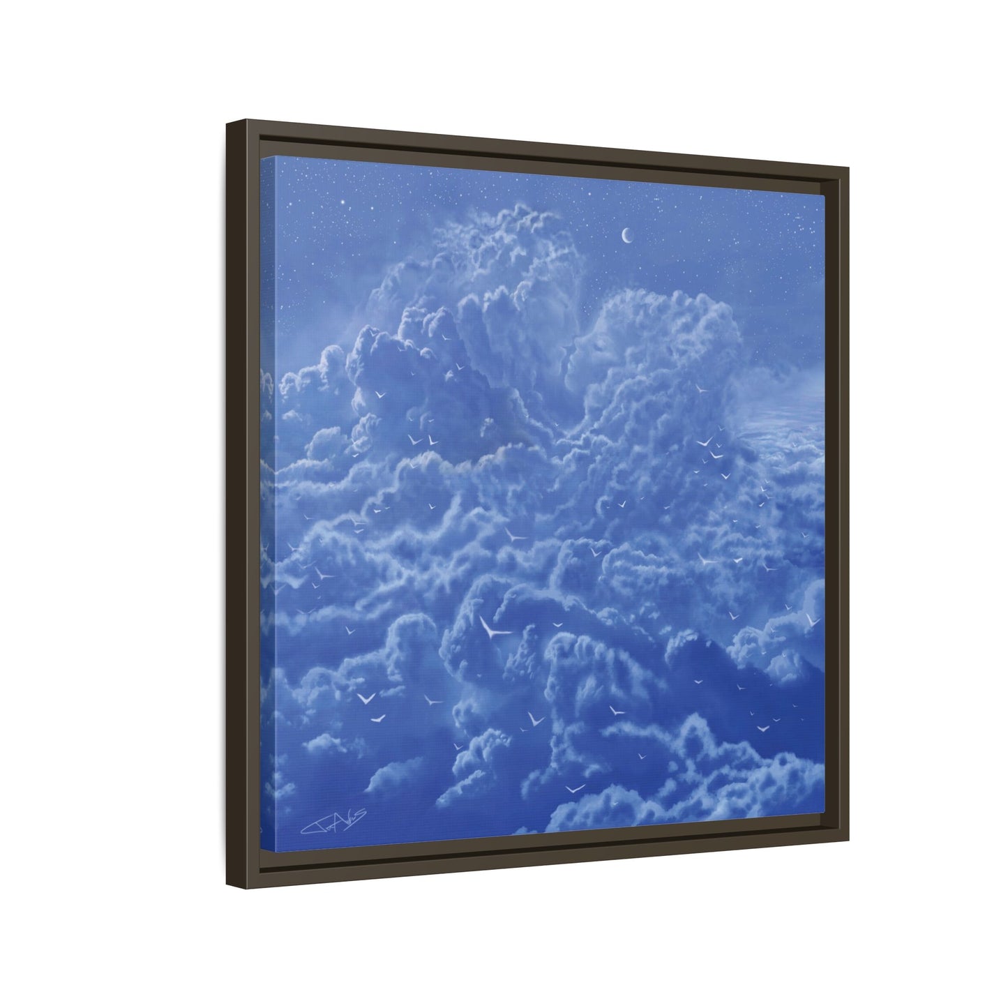 "Sky High" Framed canvas