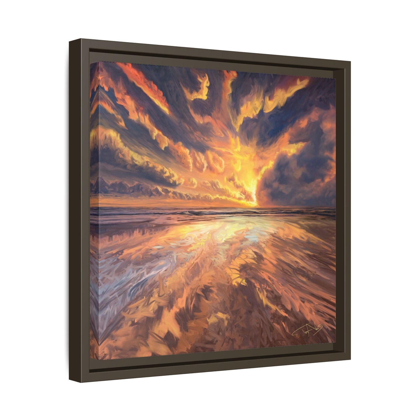 "Approaching the Infinite" Framed canvas