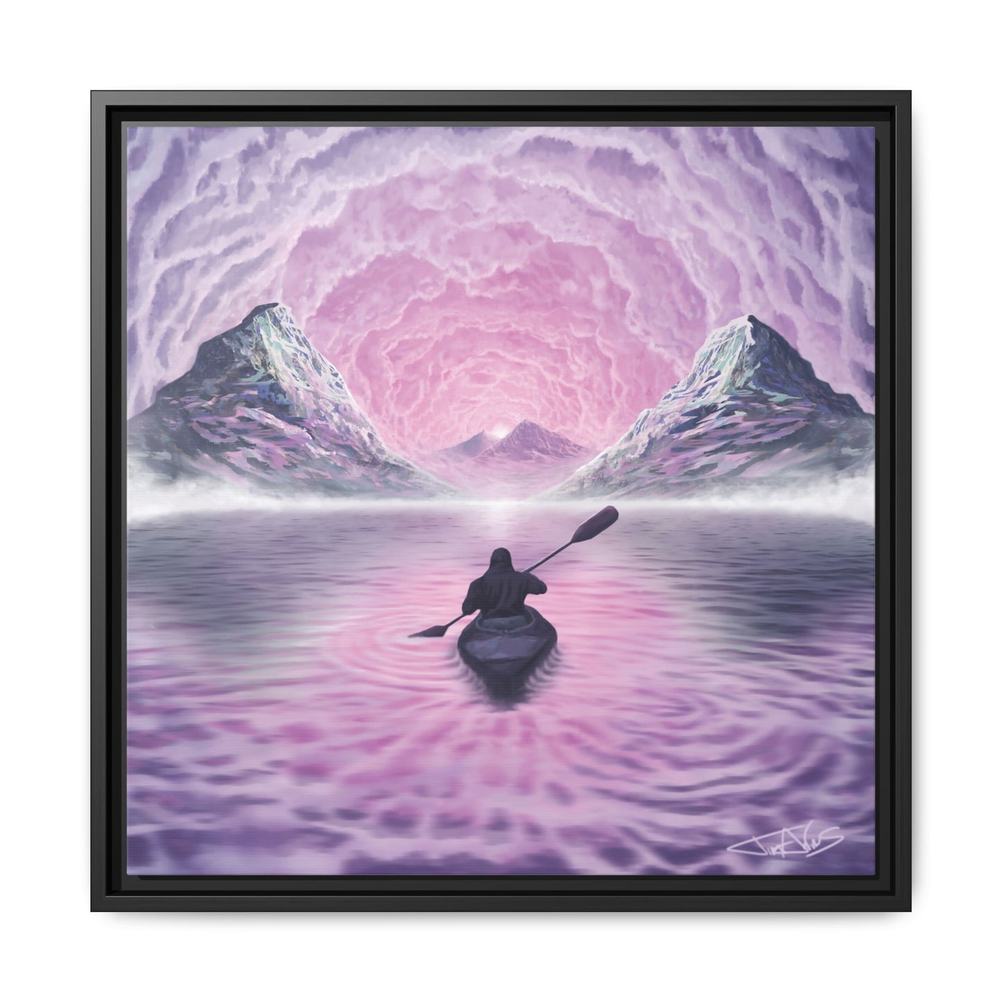 "Still Afloat" Framed canvas print