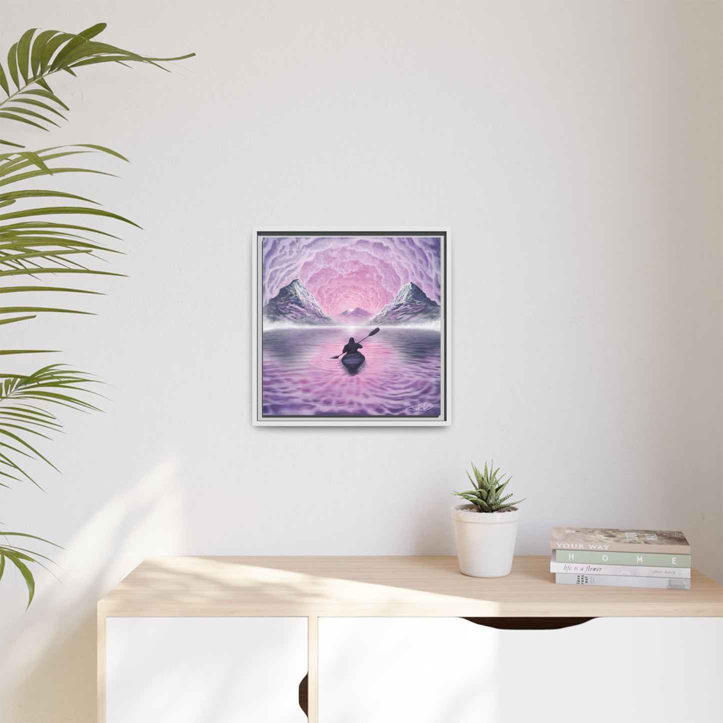 "Still Afloat" Framed canvas print
