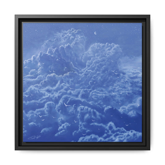 "Sky High" Framed canvas