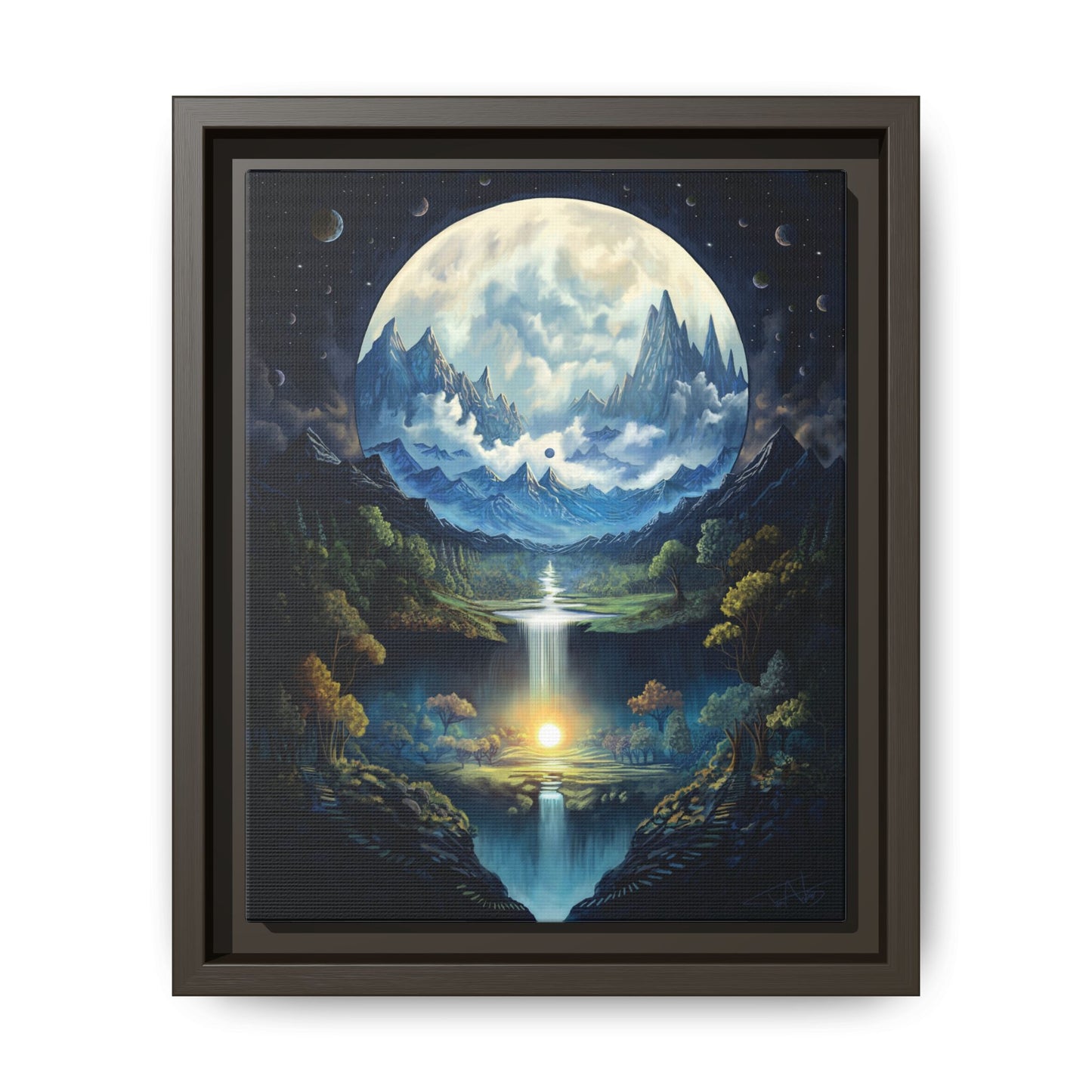 "First Light" Framed canvas