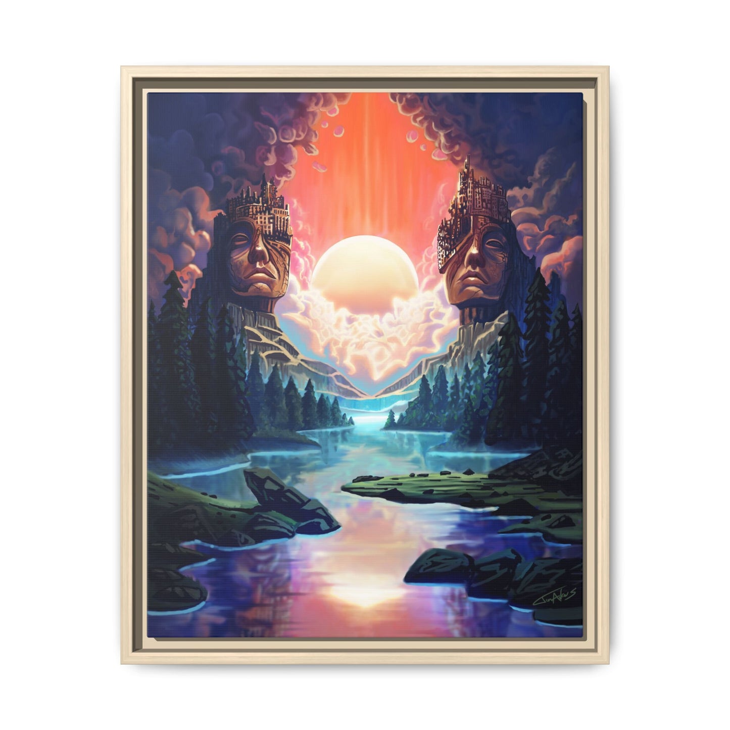 "Our Ruins" Framed canvas