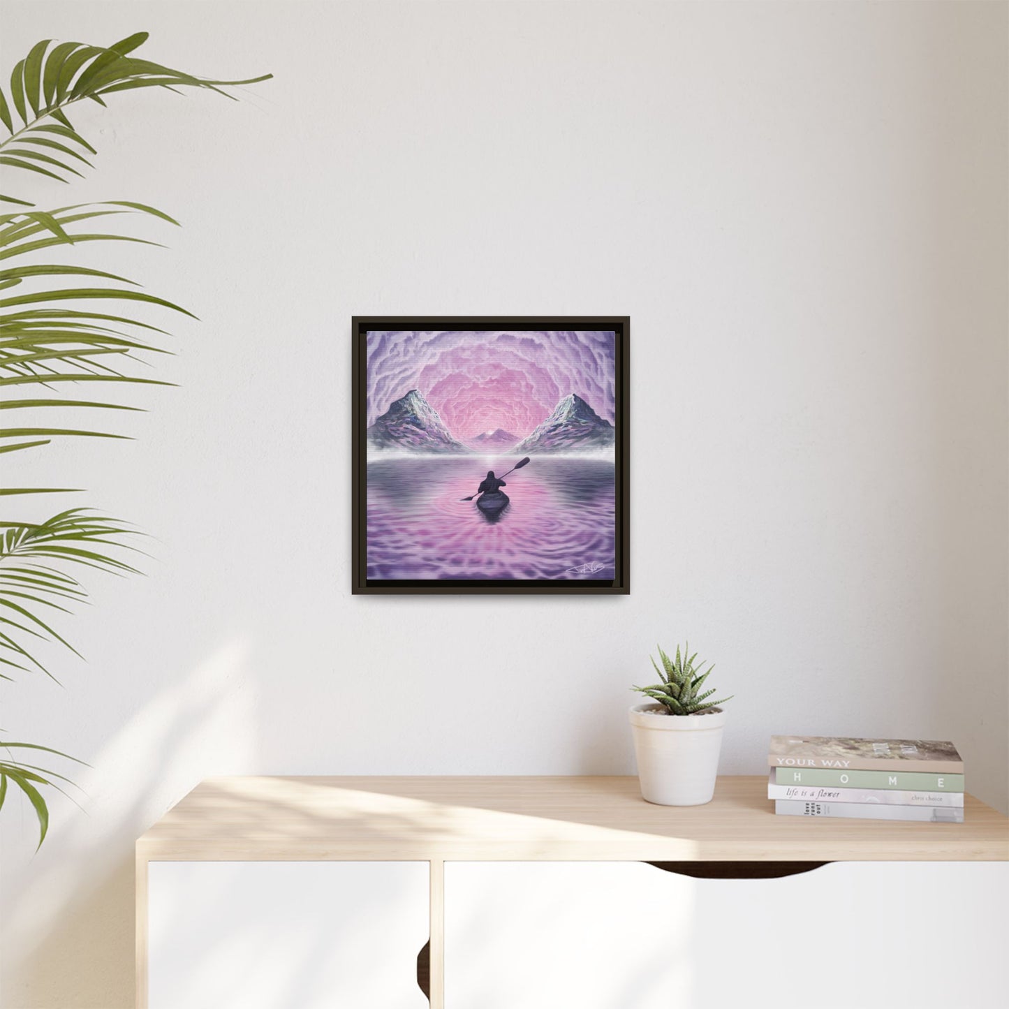 "Still Afloat" Framed canvas print