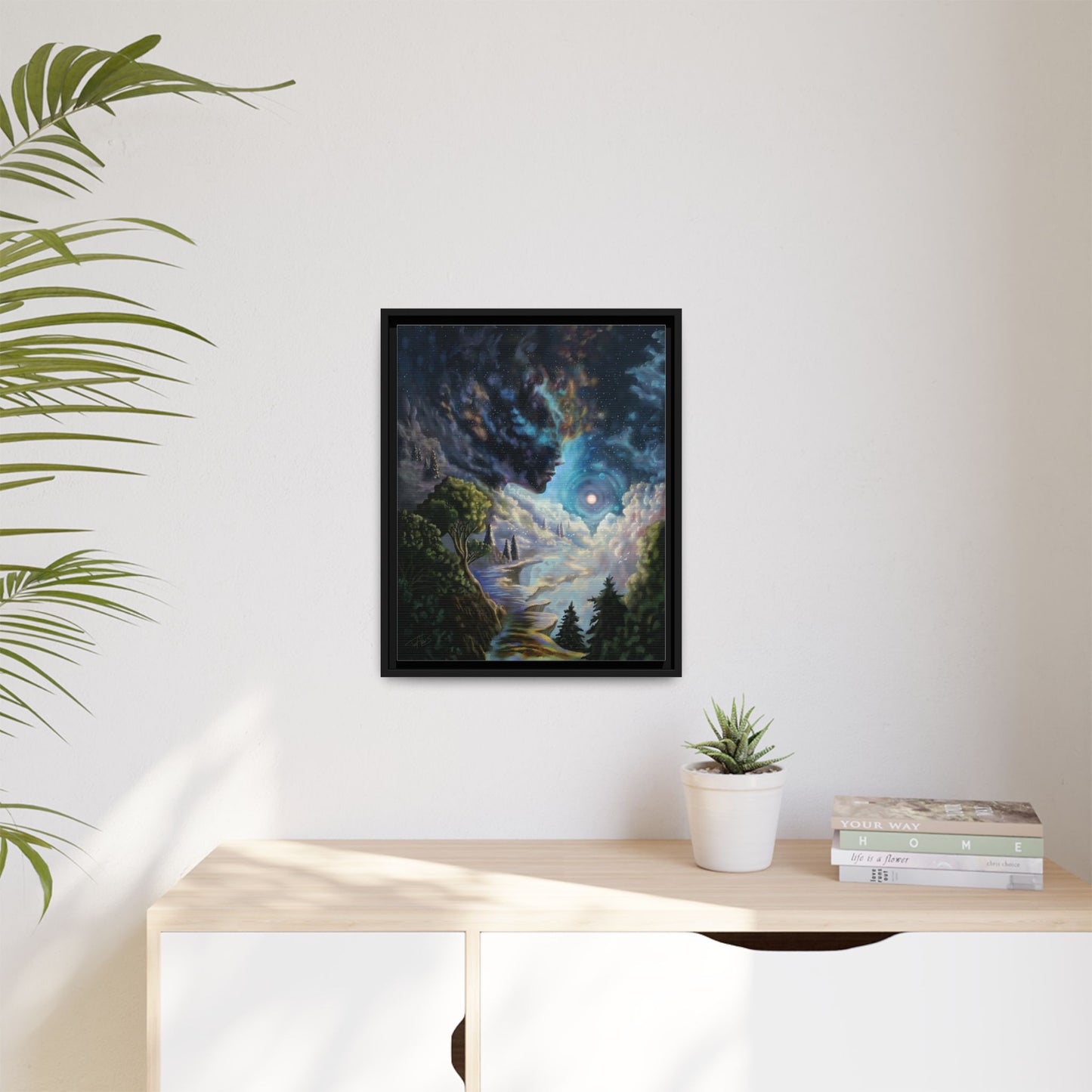 "Ascension" Framed canvas