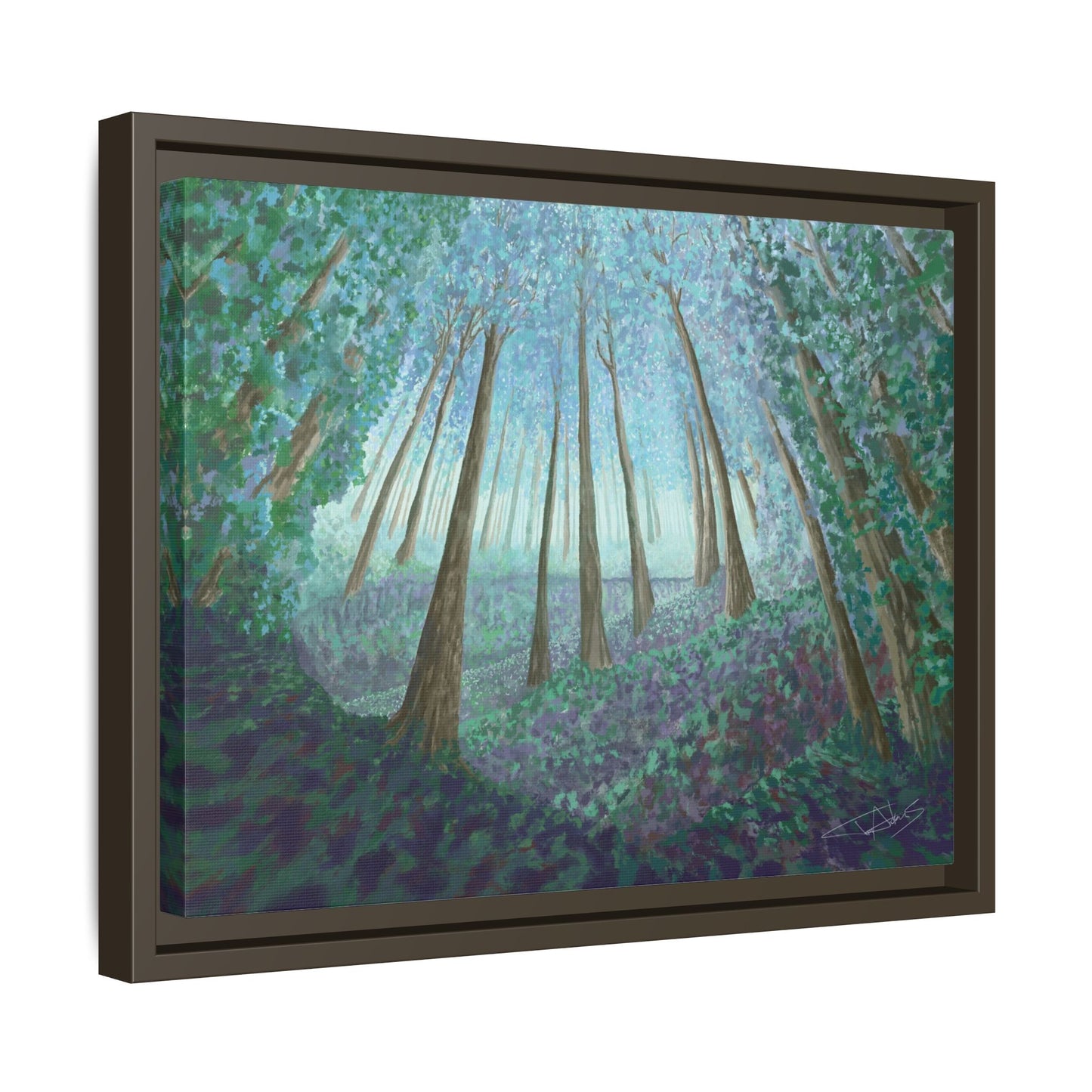 "Cathedral of Trees" Framed canvas