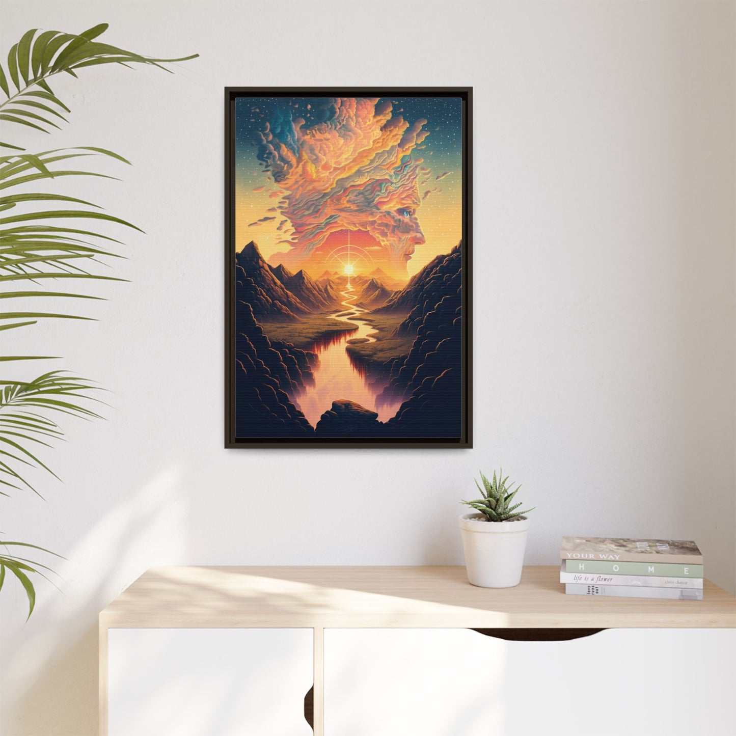 "Mindscape" Framed canvas