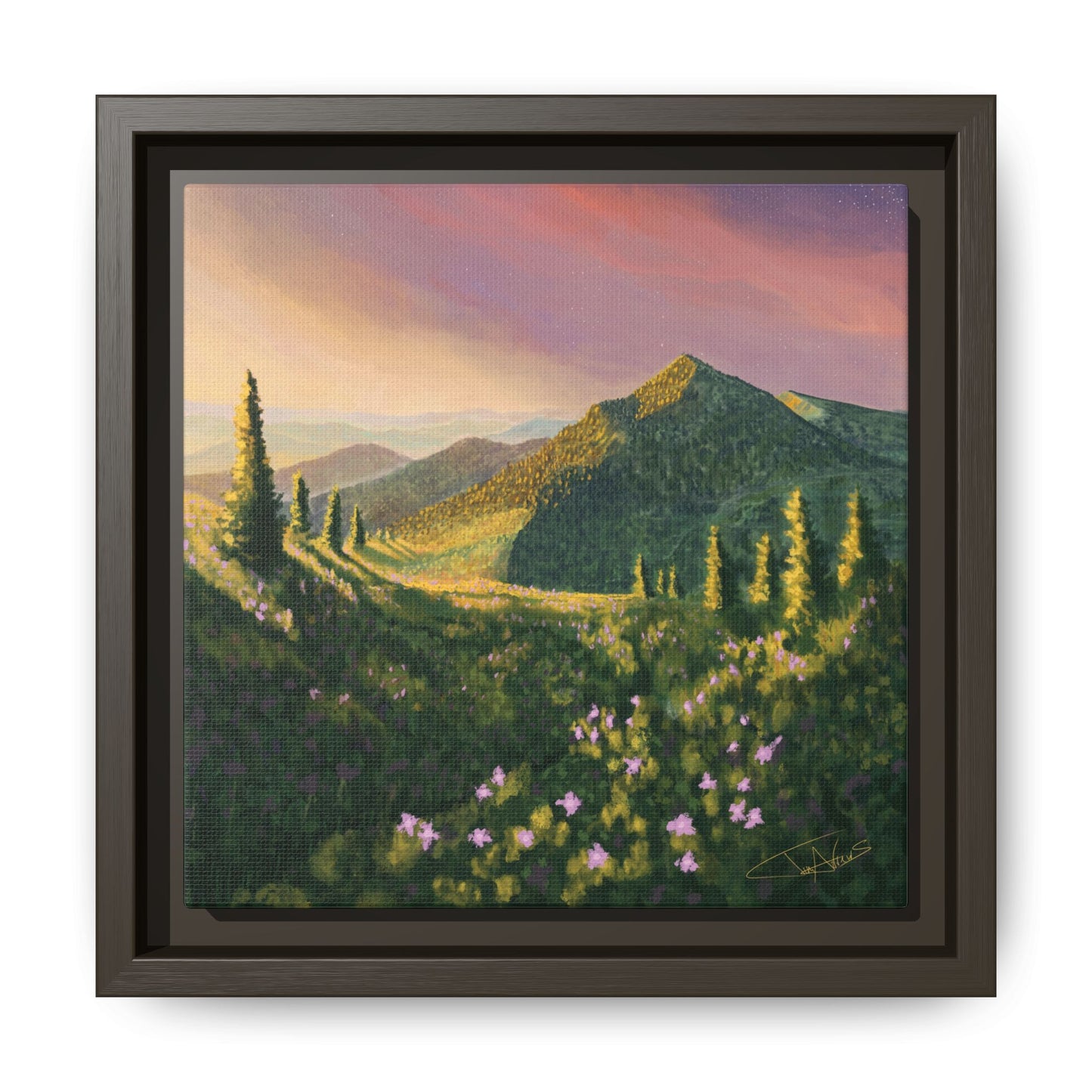 "Path of Light" Framed canvas