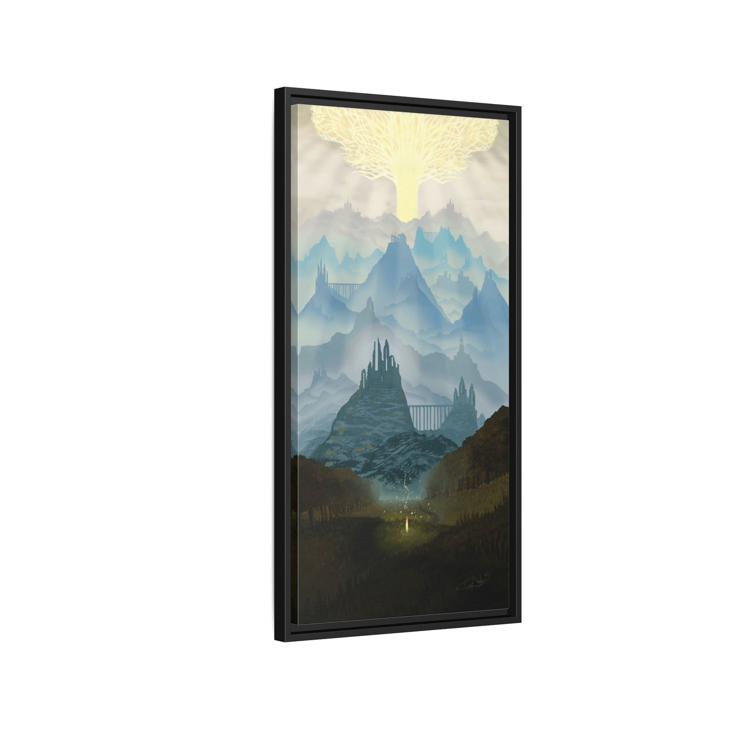 "Lands Between" Framed canvas