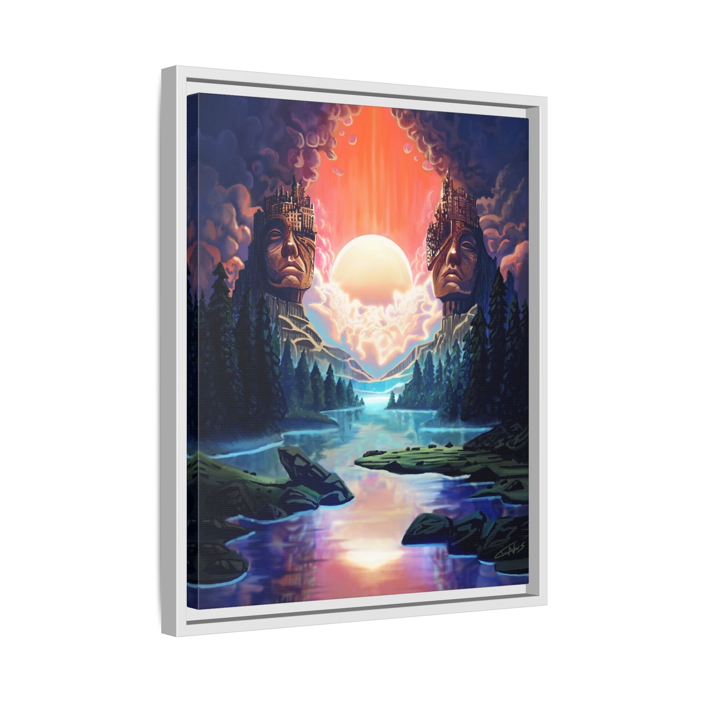 "Our Ruins" Framed canvas