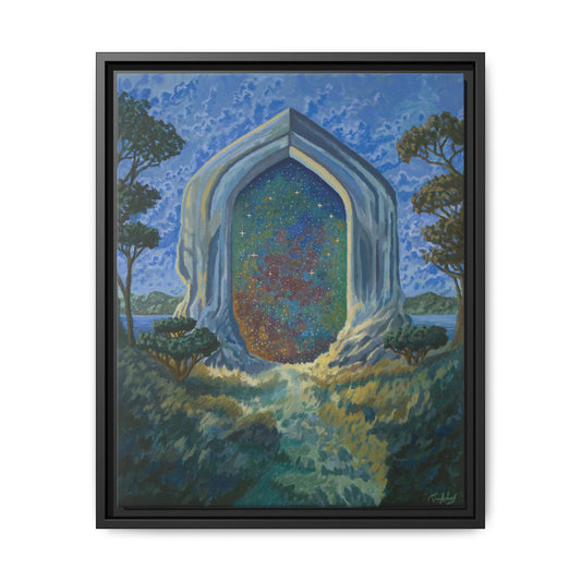 "Divine Portal" Framed canvas