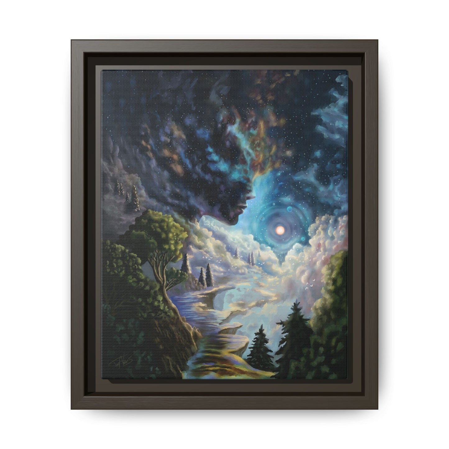 "Ascension" Framed canvas