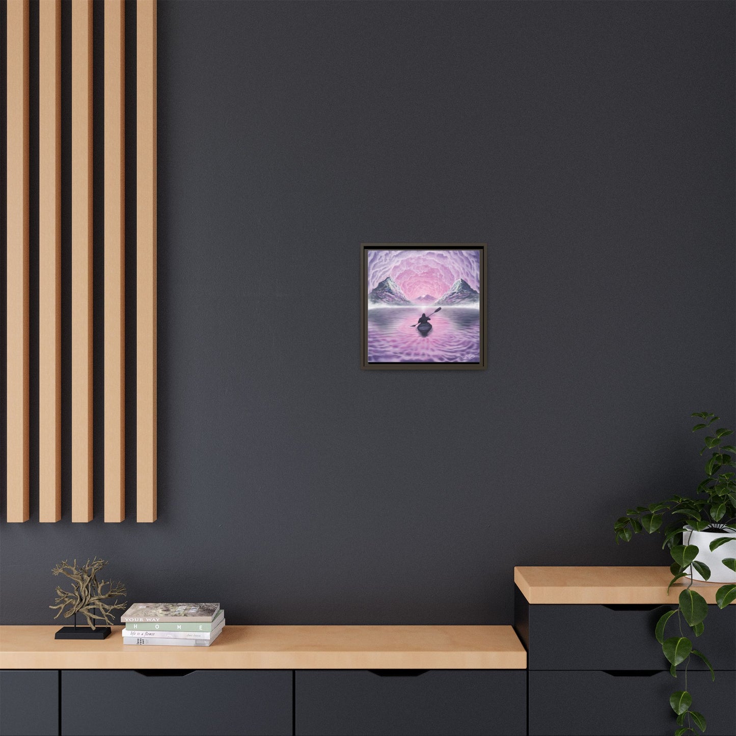 "Still Afloat" Framed canvas print