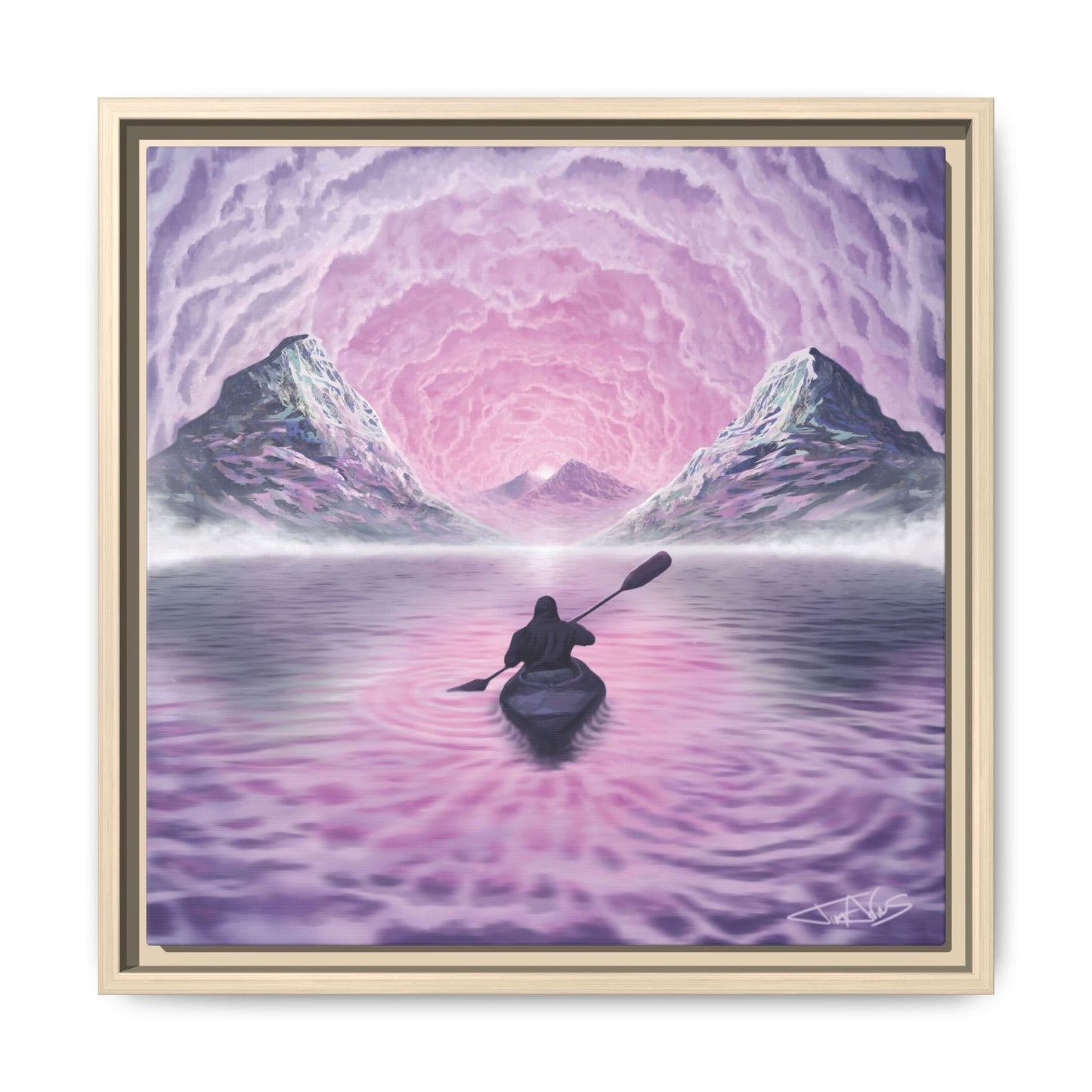 "Still Afloat" Framed canvas print