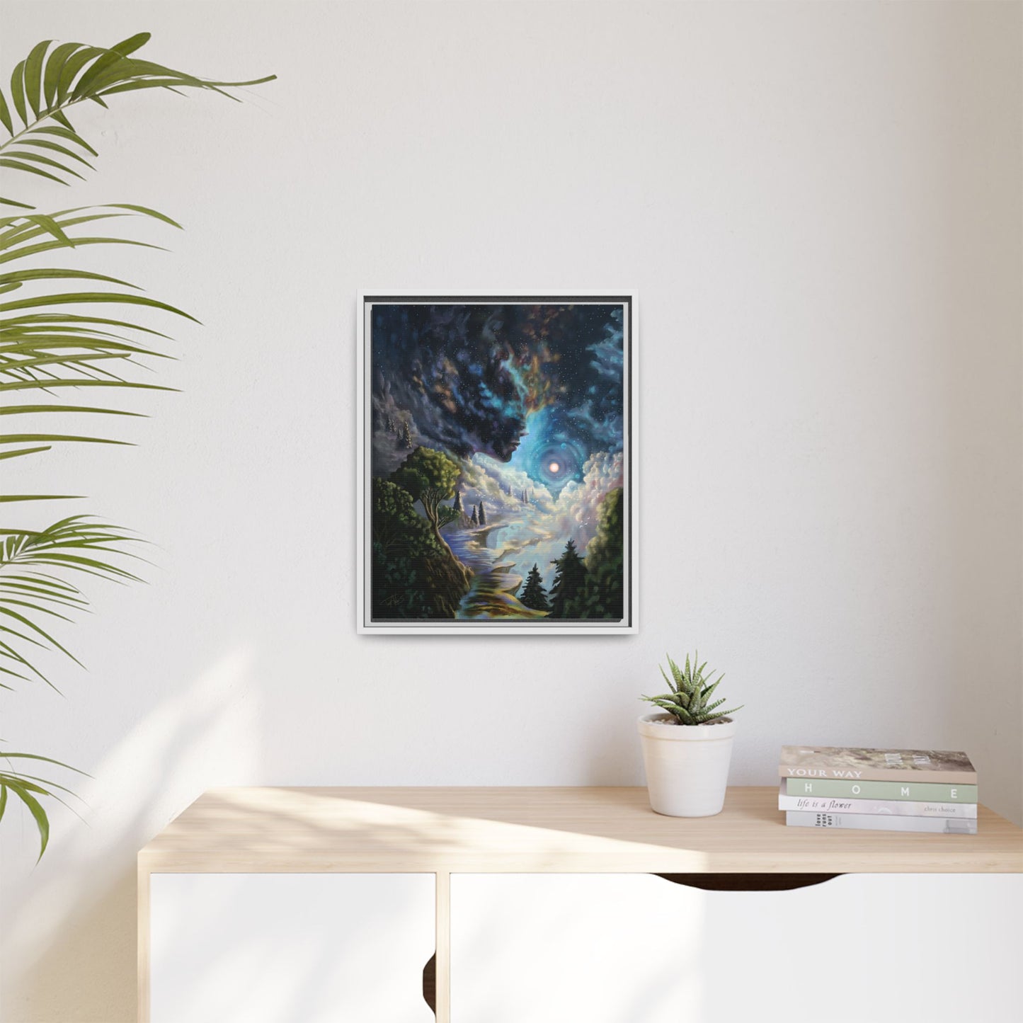 "Ascension" Framed canvas