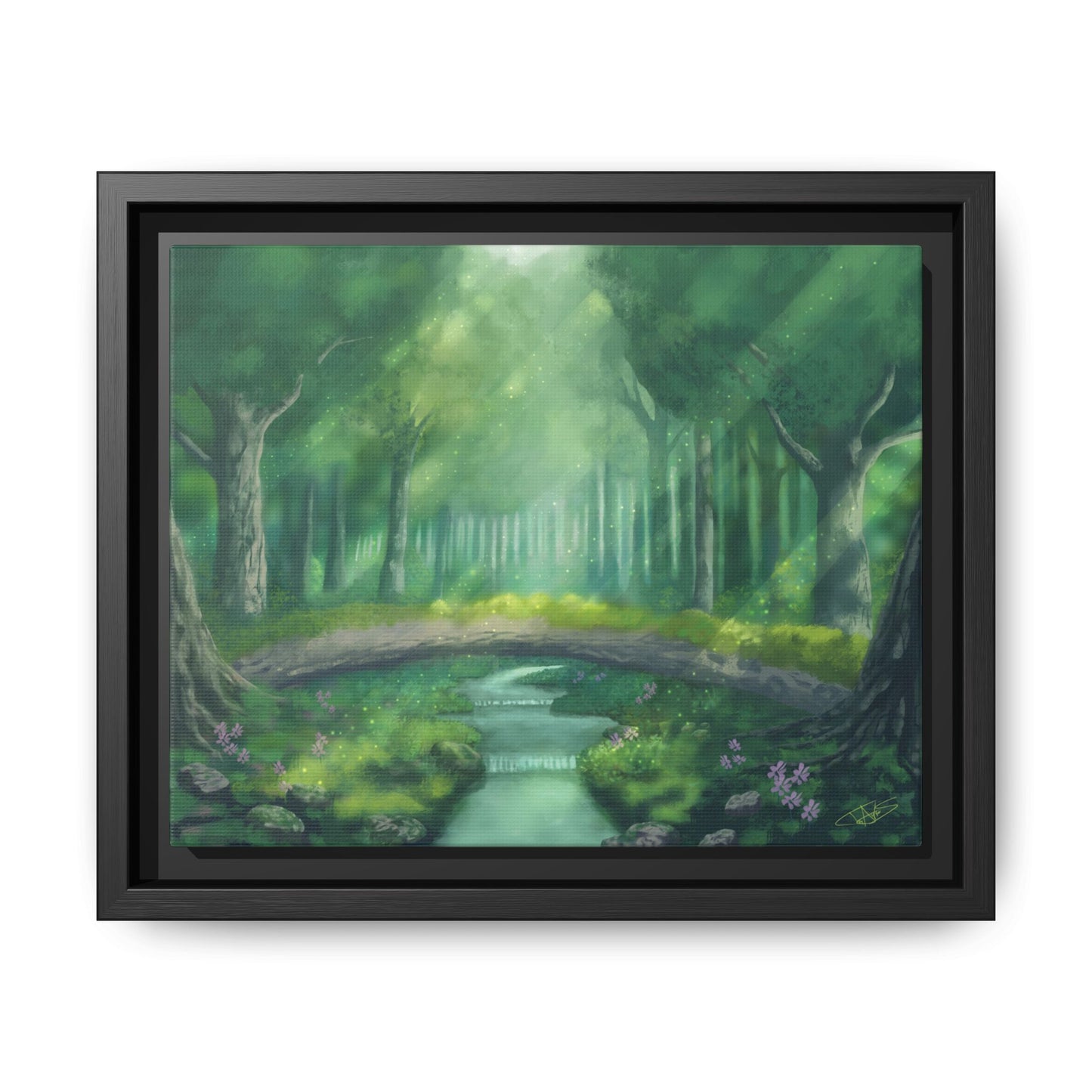 "Lost Woods" Framed canvas