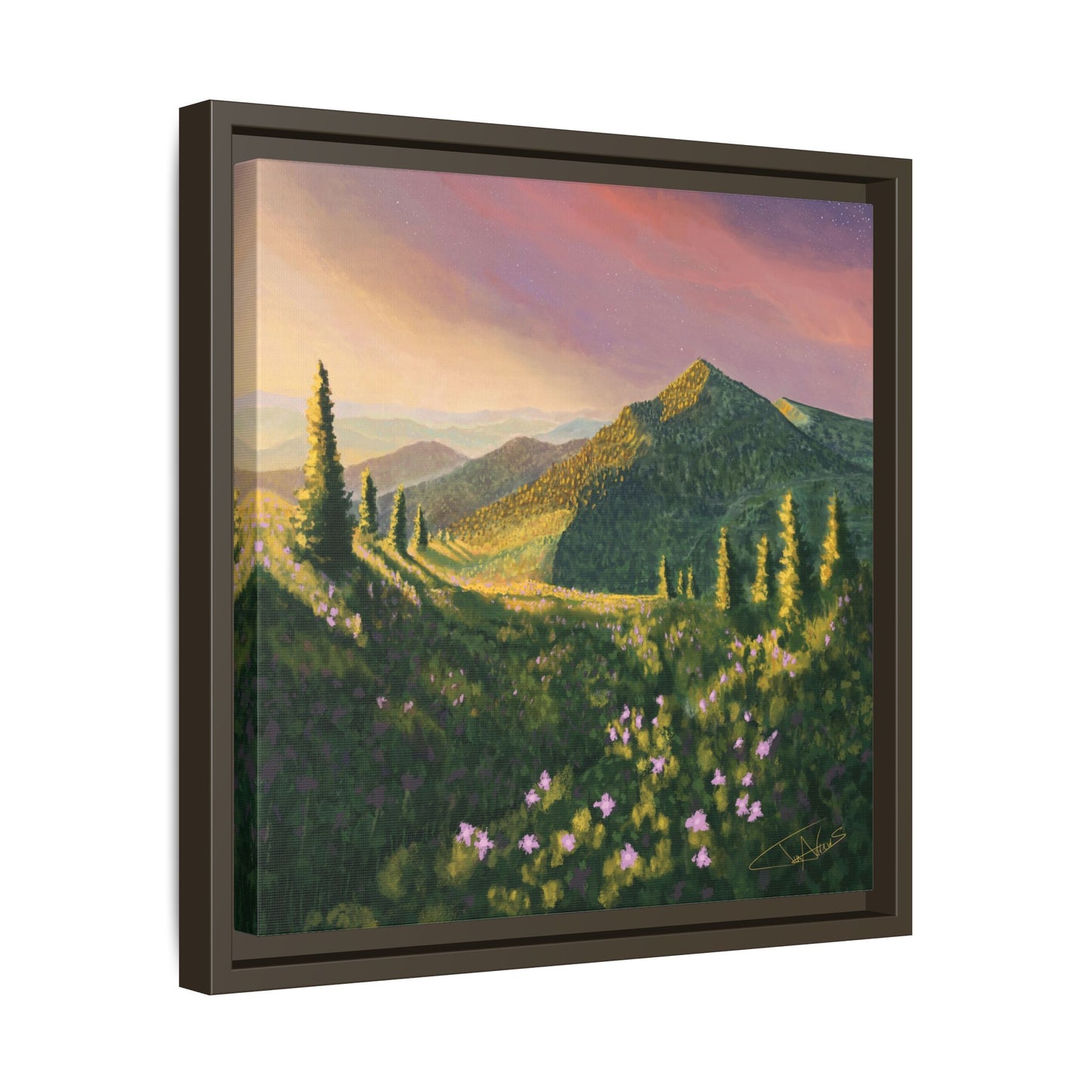 "Path of Light" Framed canvas