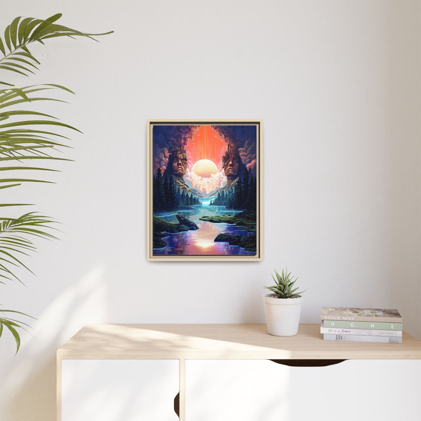 "Our Ruins" Framed canvas