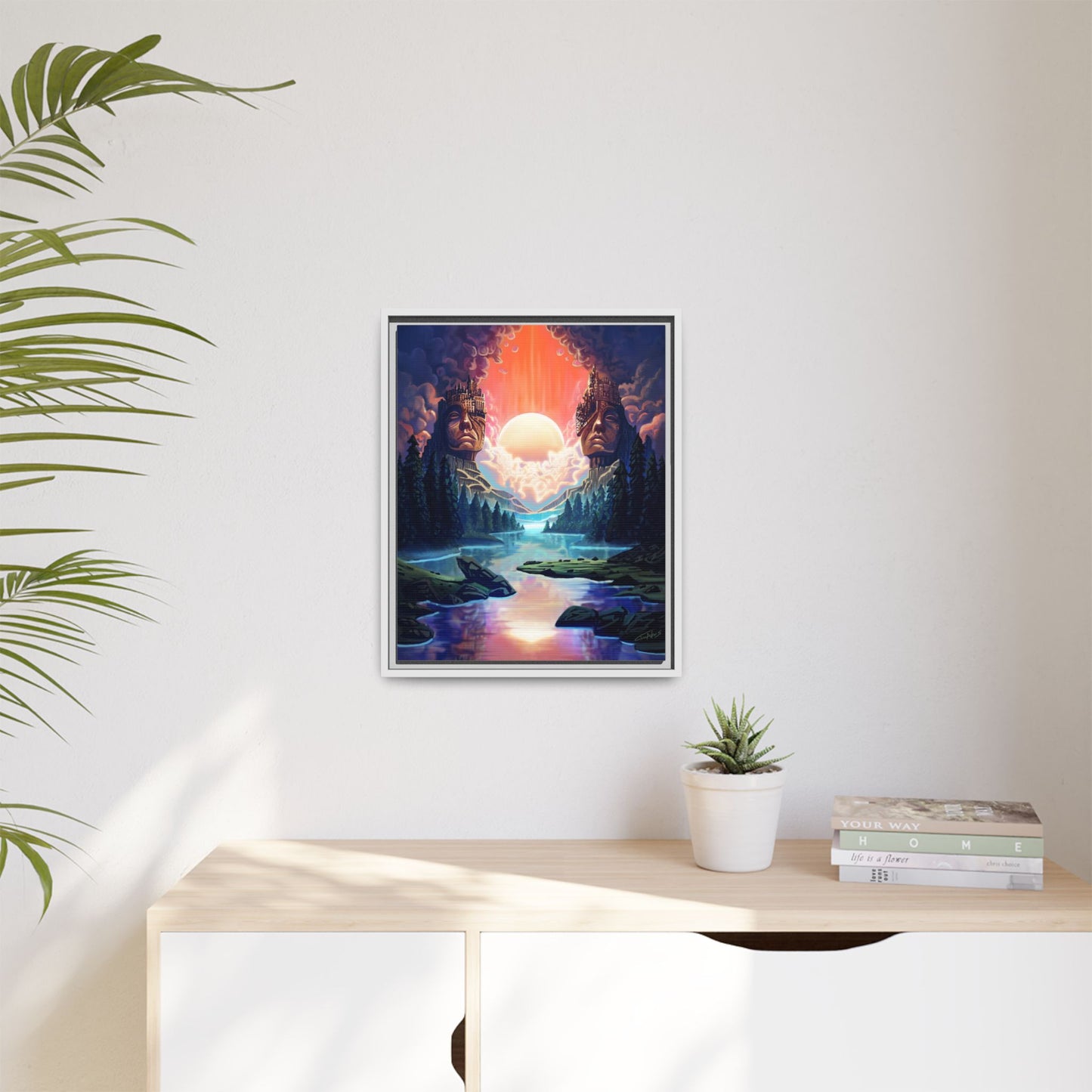 "Our Ruins" Framed canvas