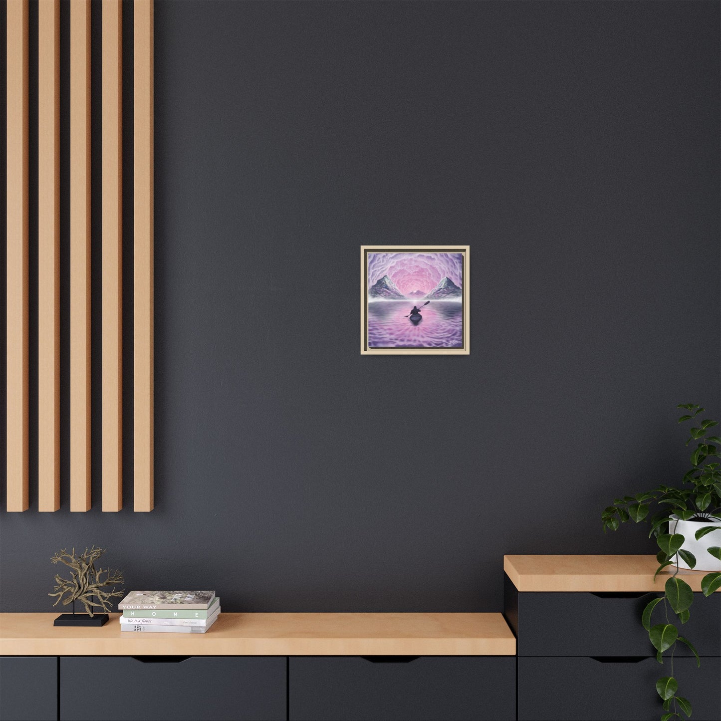 "Still Afloat" Framed canvas print