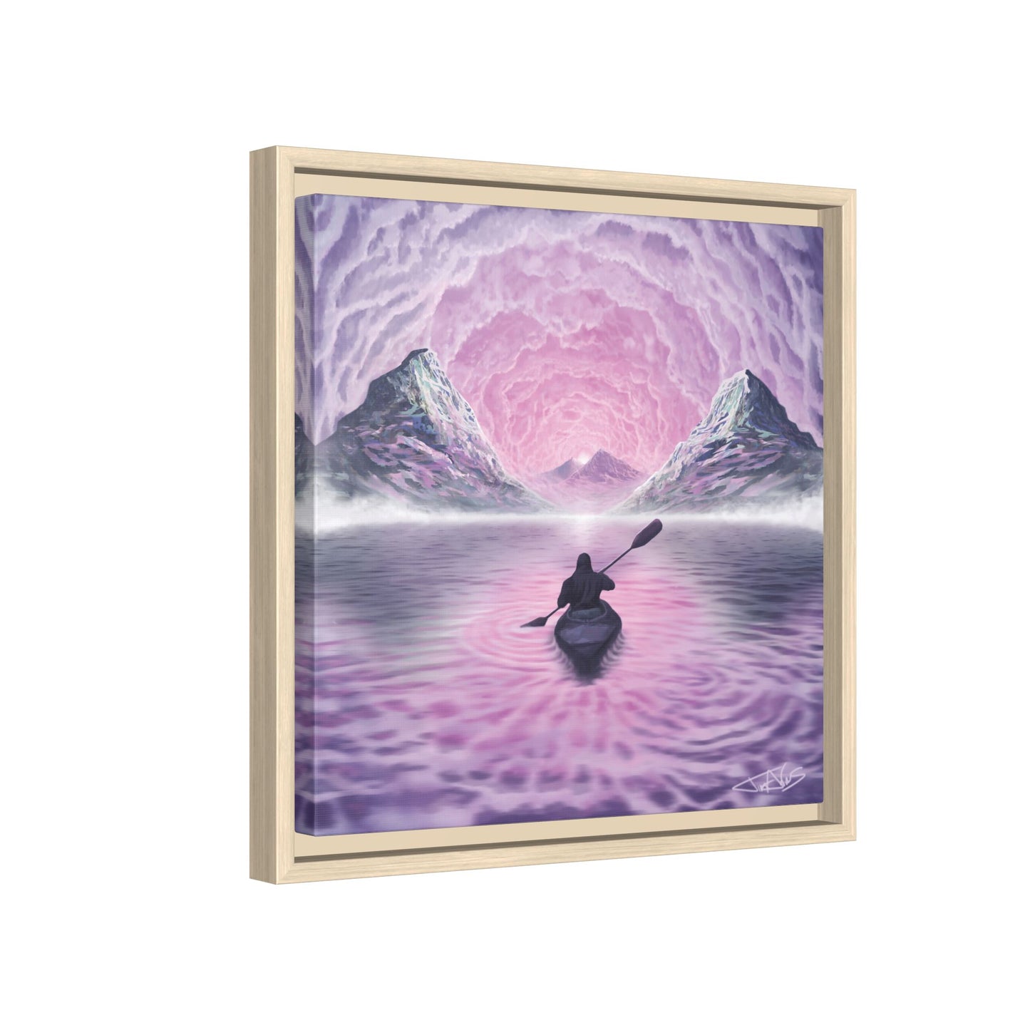 "Still Afloat" Framed canvas print