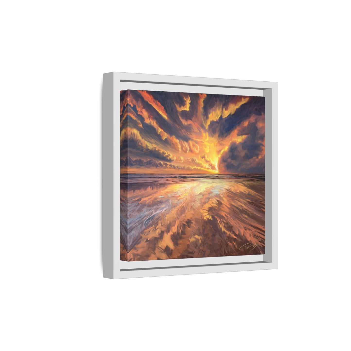 "Approaching the Infinite" Framed canvas