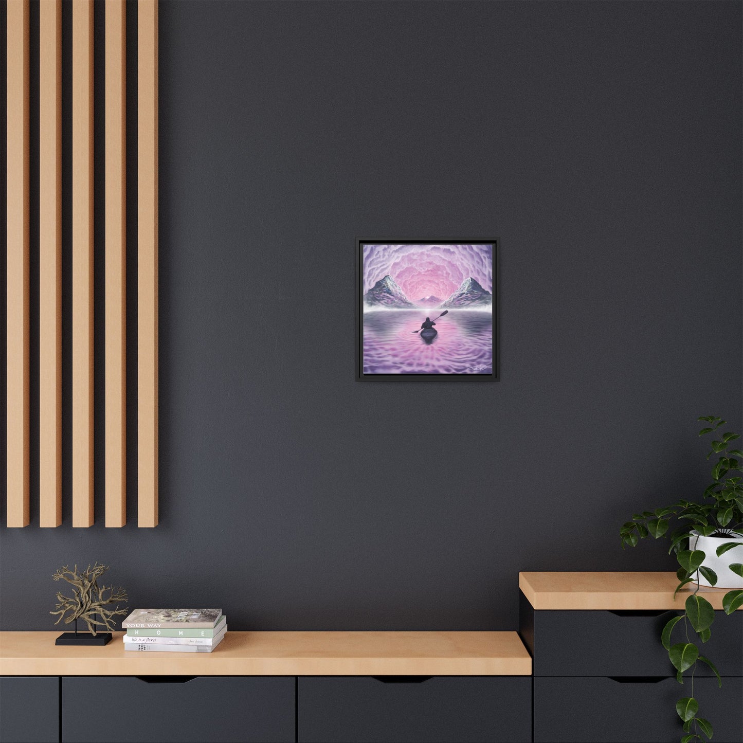 "Still Afloat" Framed canvas print