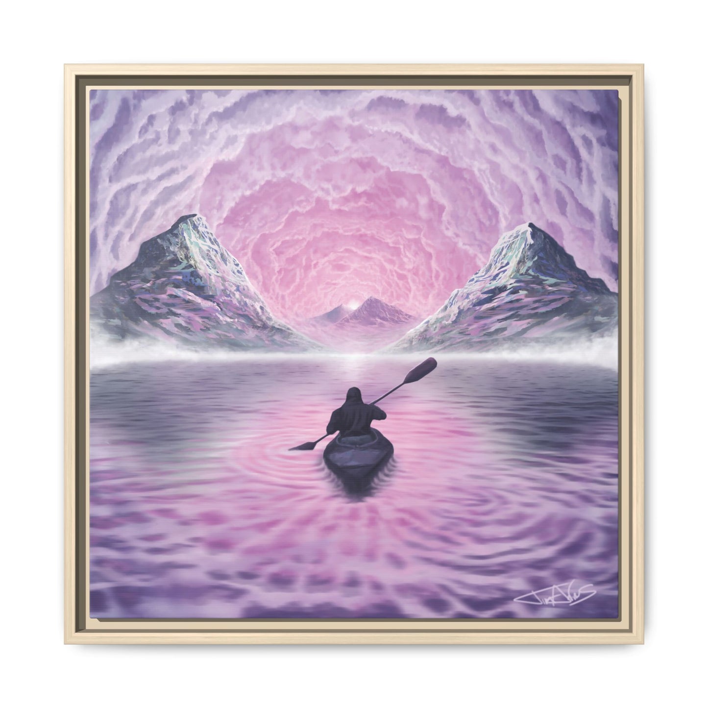 "Still Afloat" Framed canvas print