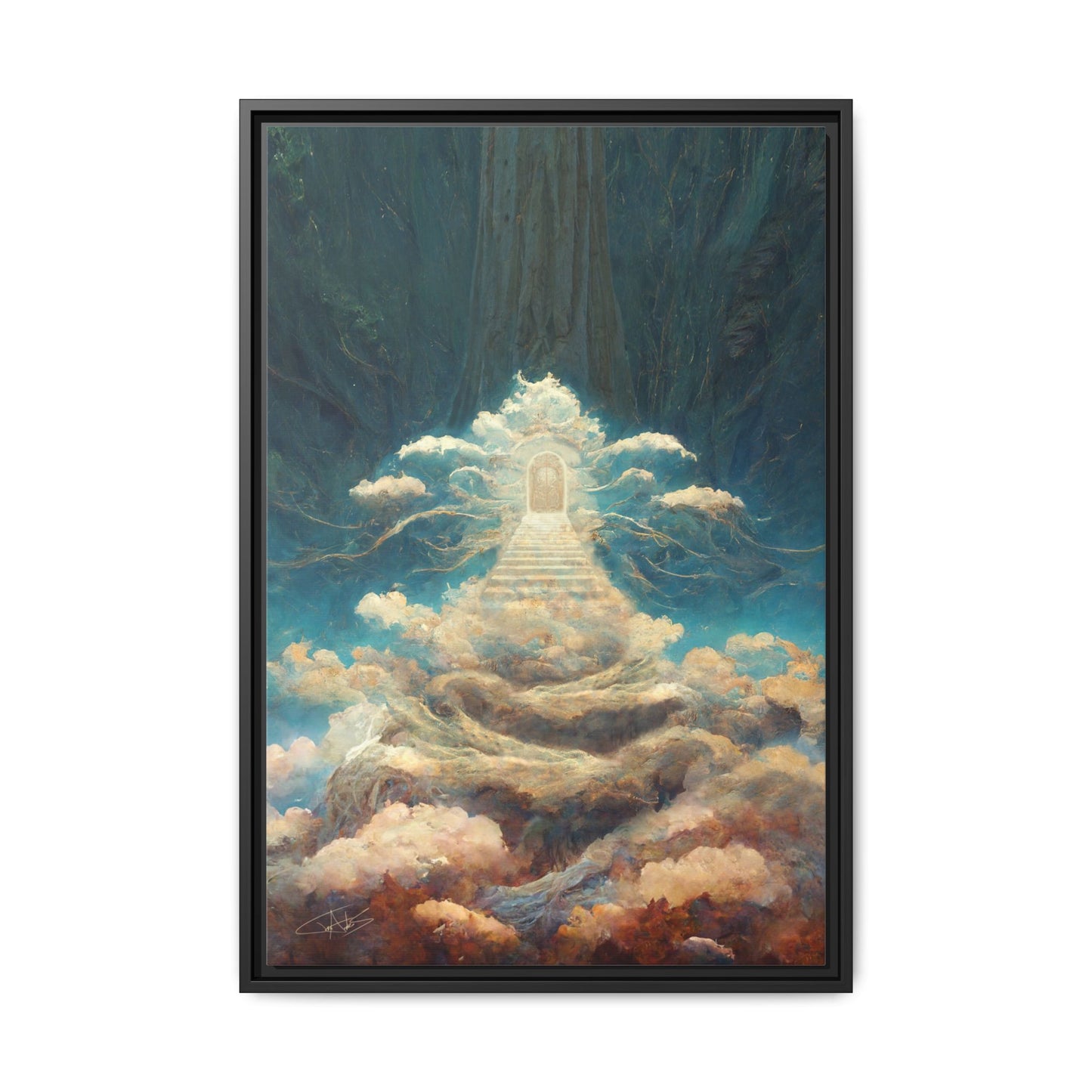 "Stairway to Heaven" Framed canvas