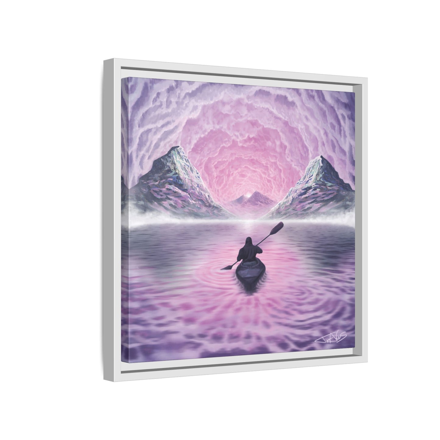 "Still Afloat" Framed canvas print