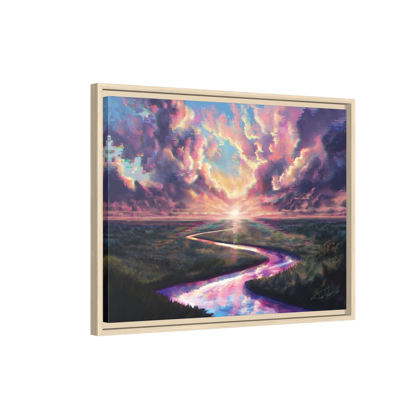 "New Horizon" Framed canvas