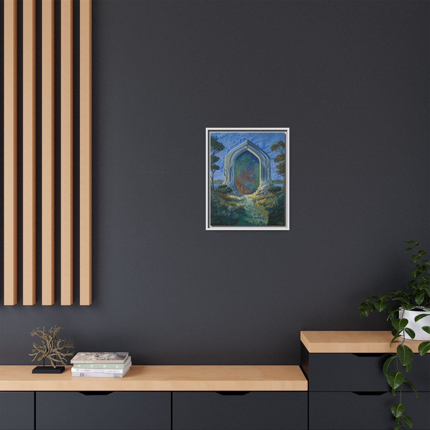 "Divine Portal" Framed canvas