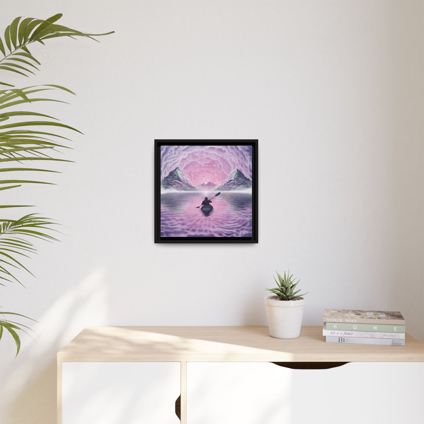 "Still Afloat" Framed canvas print