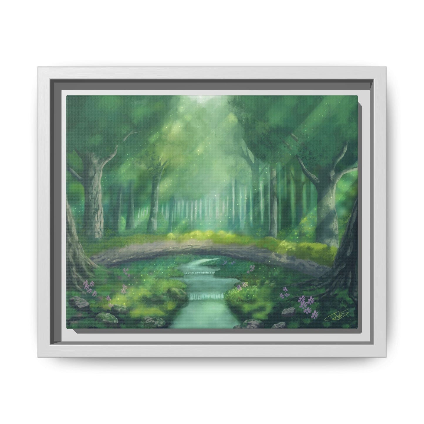 "Lost Woods" Framed canvas