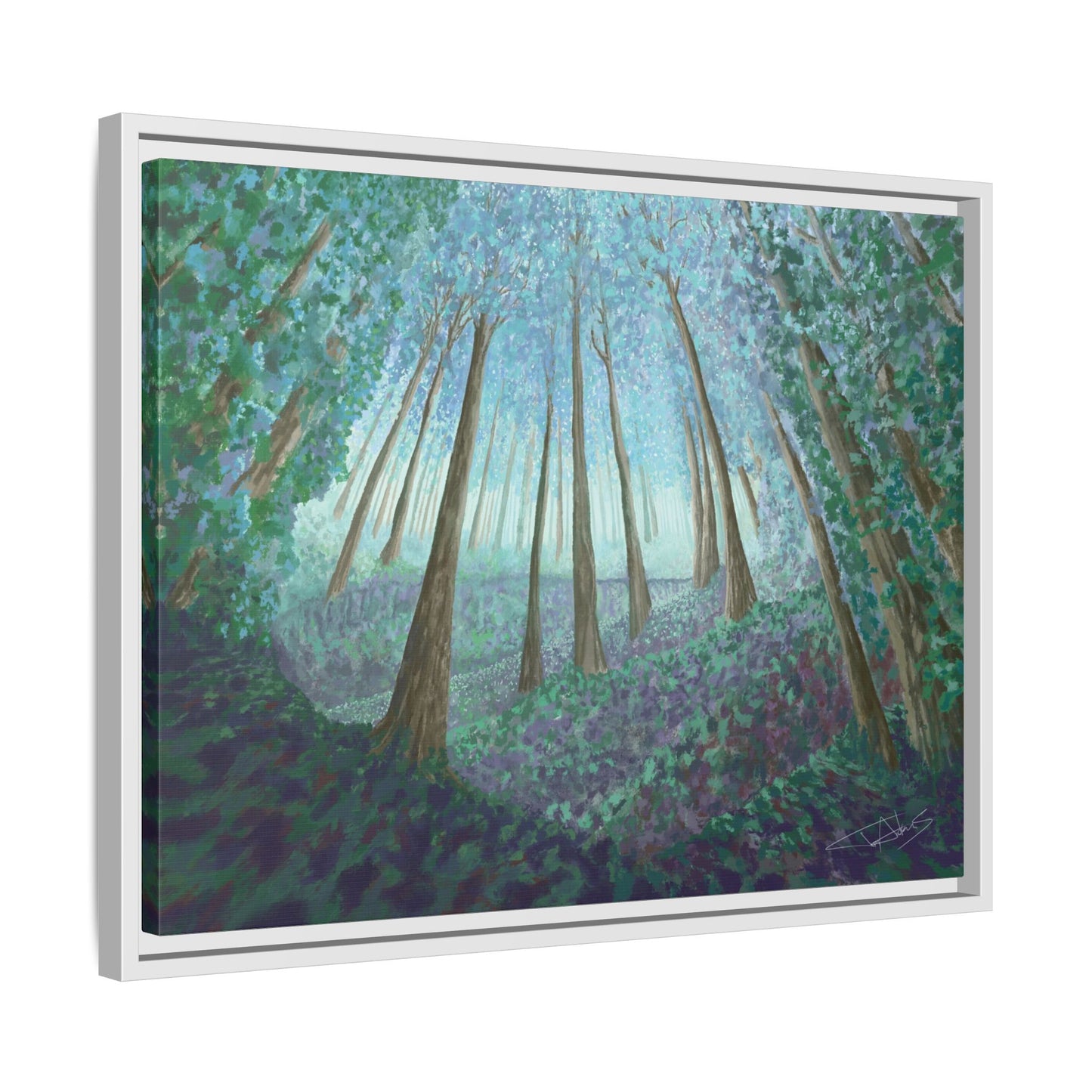 "Cathedral of Trees" Framed canvas