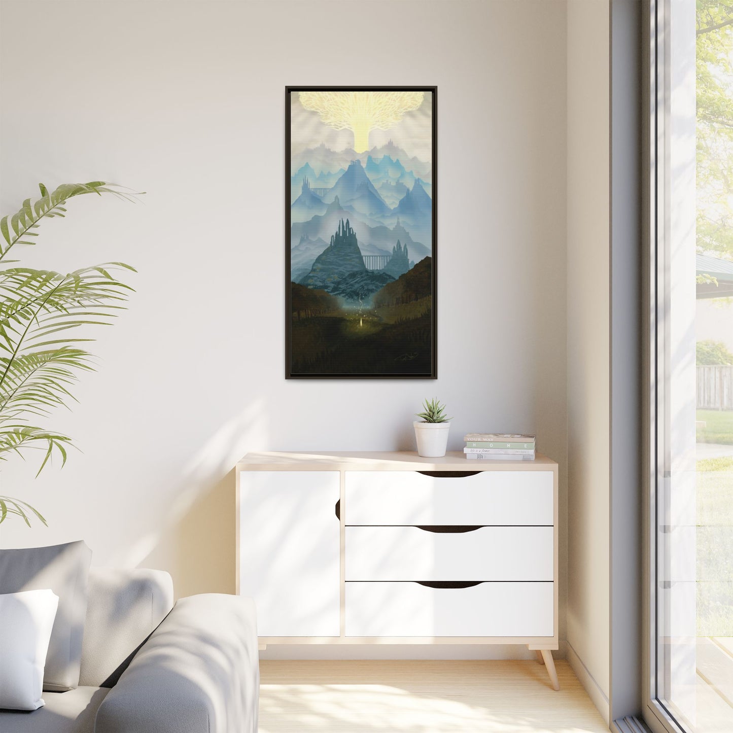 "Lands Between" Framed canvas