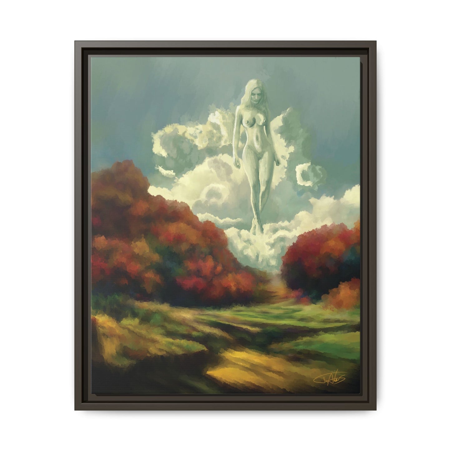 "Nephology" Framed canvas