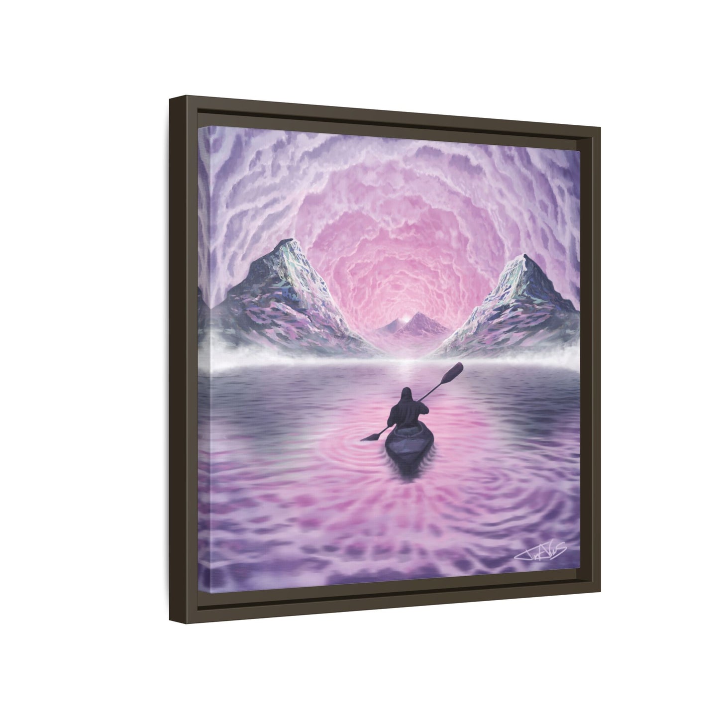 "Still Afloat" Framed canvas print