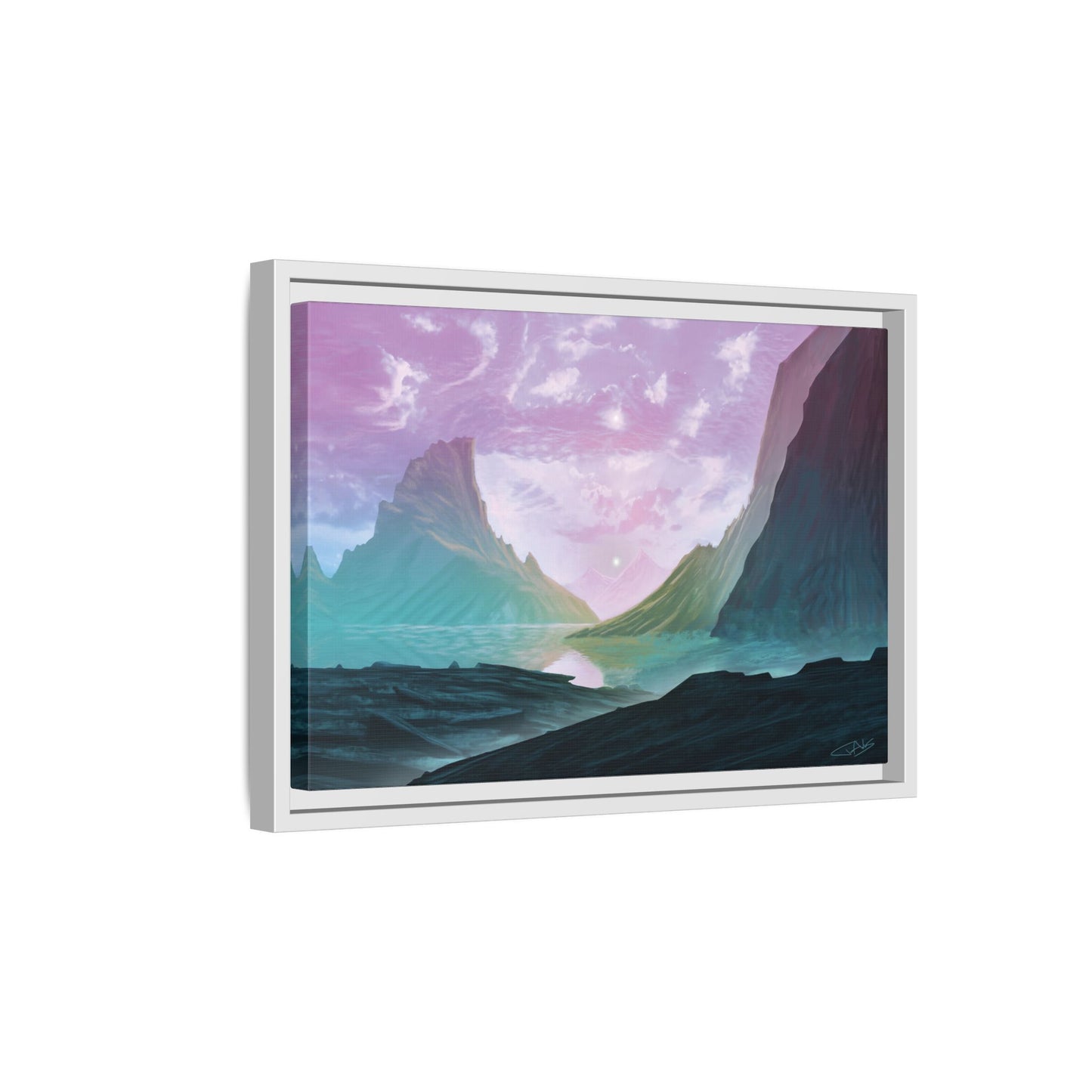 "Frontier" Framed canvas