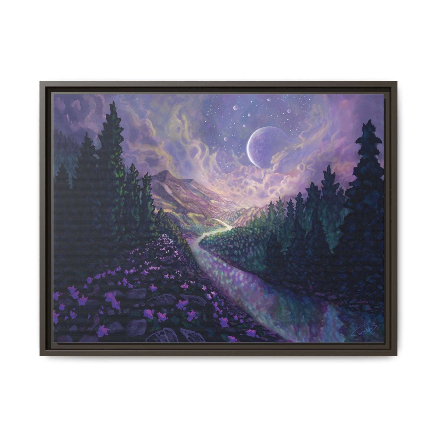 "Stella Nox" Framed canvas